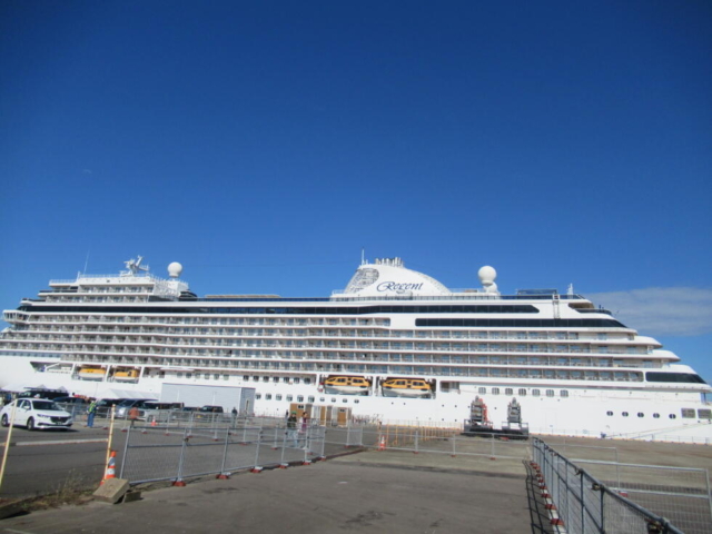 クルーズ船を見てきました♪